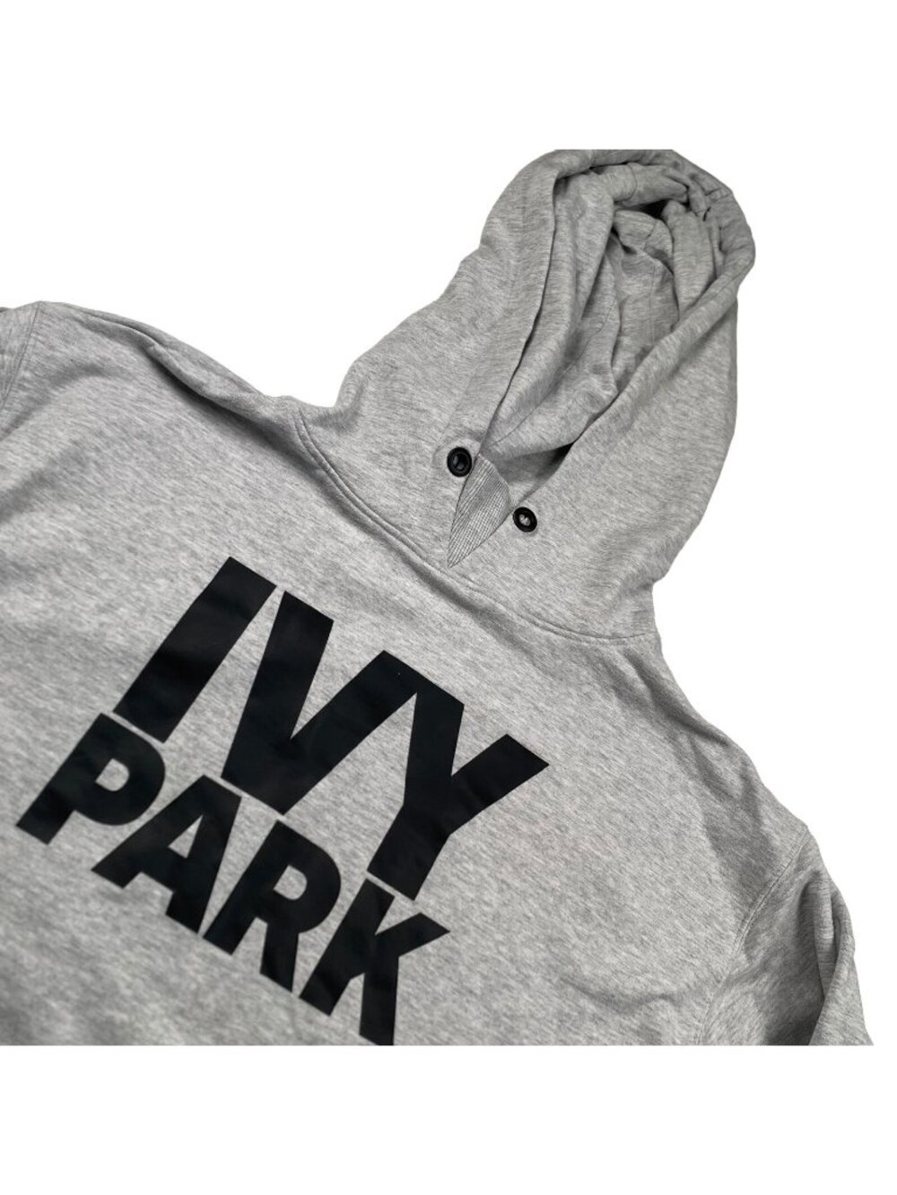 Ivy Park Men's Logo Pullover L/S Hoodie Sweatshirt Cotton Gray • Small